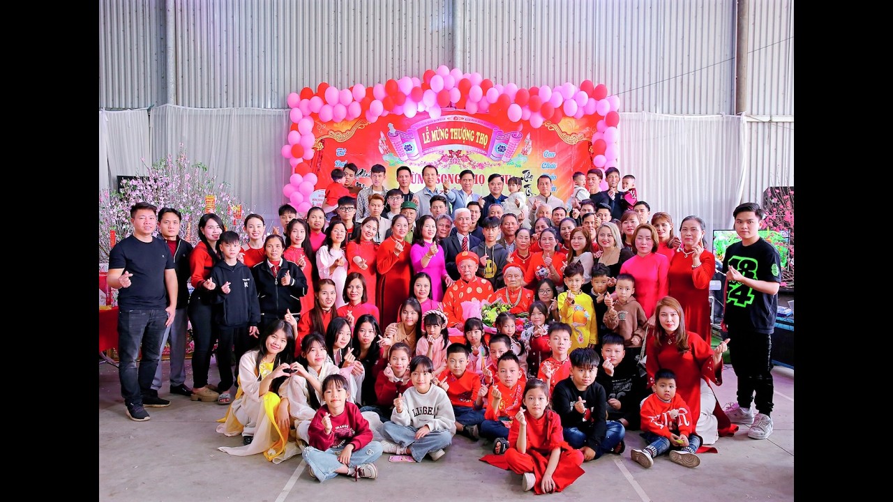 Mừng thọ hai cụ tuổi 95