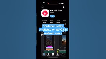 YouTube Create iOS app #pixel #ytcreate #shorts #android #youtube