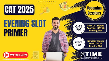 CAT 2025 Analysis | CAT 25 Evening Slot (Slot 3) - Primer | TIME 4 CAT - MBA