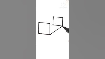 Easy To Draw 3D Cube Shadow🪄🪄 #shorts #@adhrikcreations6090 #viral