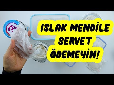 KENDİ ISLAK MENDİLİNİ KENDİN YAP! ( Evde Islak Mendil Yapımı / Sağlıklı, Kolay, Ucuz)) DIY Wet Wipes