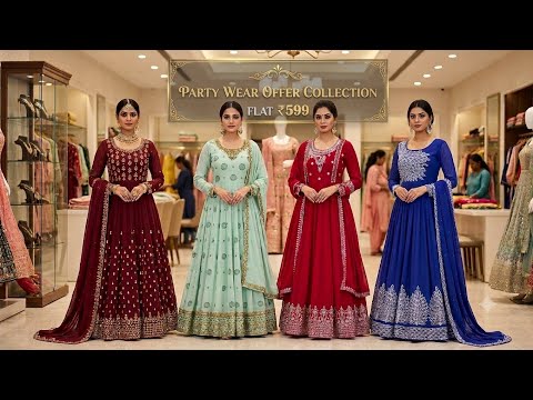 Partywear Offer Sale huge Discount Dont Miss #onlineshopping #offer #dress #partywear #bridal