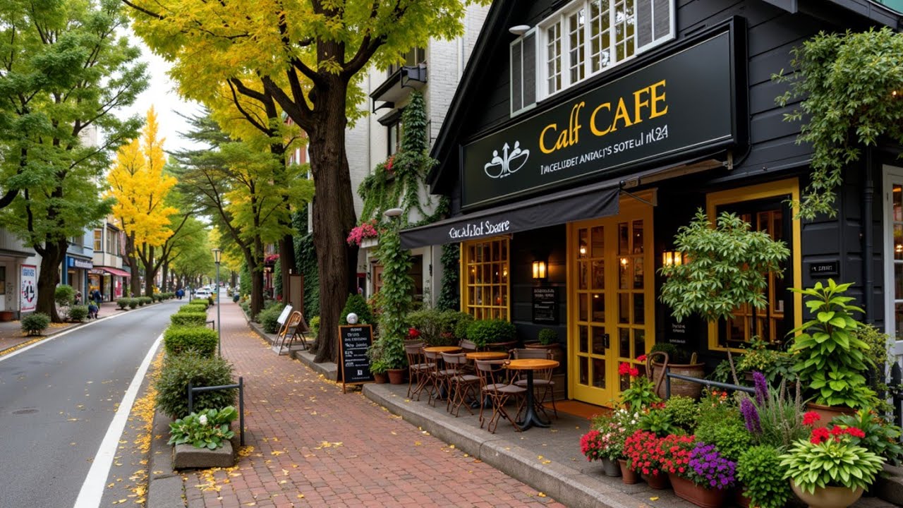 Spring Spring Cafe Spring Cafe Vibes | Smooth Jazz Music for Cozy Study & Relaxing ...