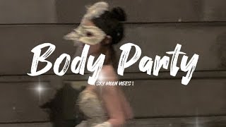 [하늘 달 바이브] CIARA - BODY PARTY ( SPED UP) W/ Lyrics video