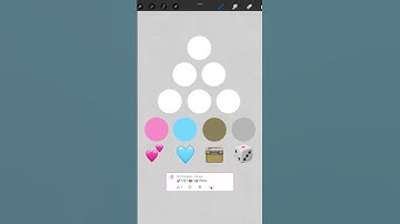 💕+🩵+📻+🎲=? Digital Emoji Colour Mixing #emojimix #procreate #colormixing