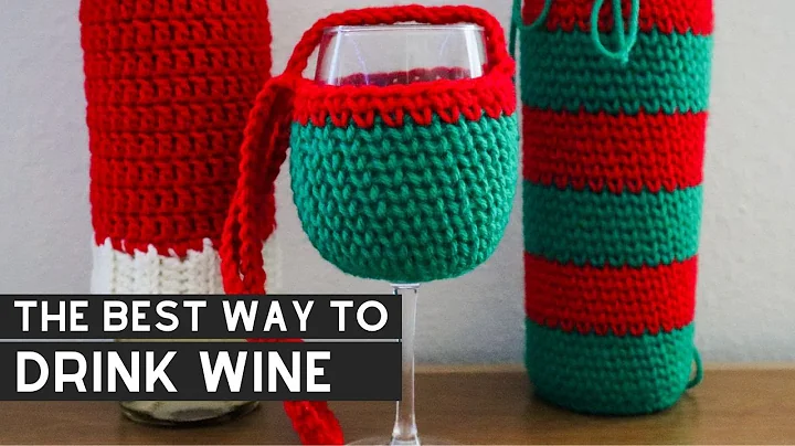 Crochet a Wine Glass Lanyard for the Perfect Gift Set