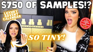 $750 of TINY SAMPLES!? HOW!? Bloomingdale's Advent Calendar Unboxing (25 Calendars of Christmas #3) screenshot 3