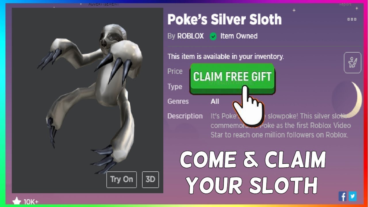 sloth poke robux