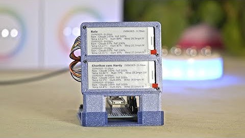 Co2 and Weather E-ink Double Dashboard (Pico W)