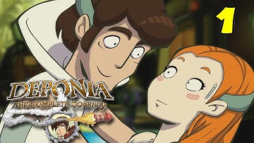 Deponia : The Complete Journey | Gameplay Part 1 (Intro) | A Point And Click Puzzle Adventure
