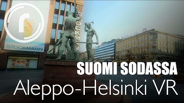 Aleppo-Helsinki – virtuaalitodellinen sotatanner Suomessa