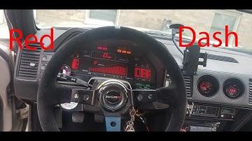How to change the color of z31 300zx Digital dash