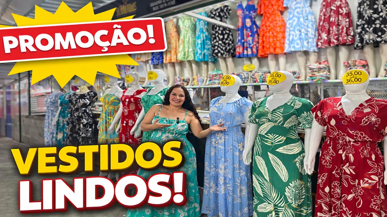 FEIRA DA SULANCA DE CARUARU VESTIDOS NO VISCOLINHO E DUNA ,COMPRE PRA REVENDER!!!
