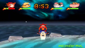 Crash Bash Playstation 1 gameplay