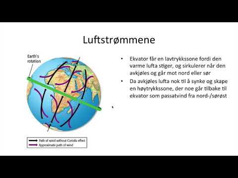 Geografi - Havstrømmene og luftstrømmene