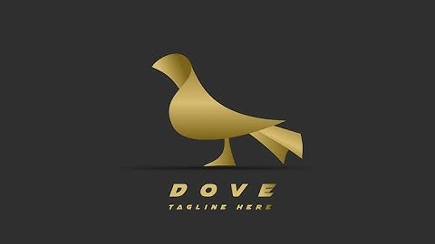 Dove Creative Logo Design in Pixellab | Bird 🐦 Logo Design | Atulzalaedits