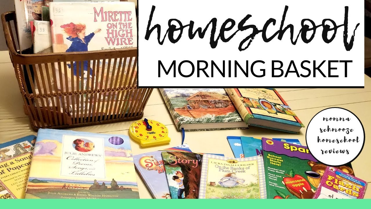 HOMESCHOOL MORNING BASKET using FIVE IN A ROW YouTube