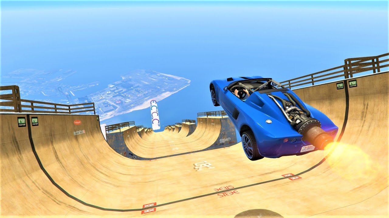 Mega ramp gta 5 фото 12