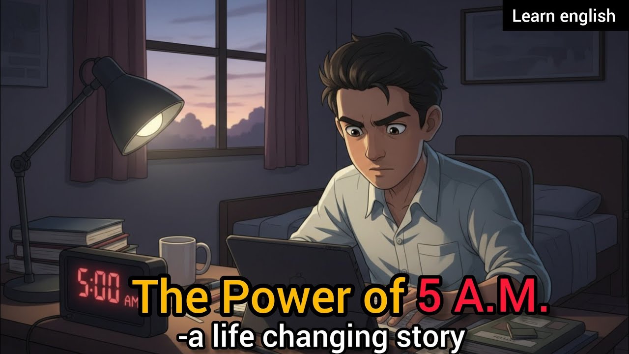 The Power of 5 A.M. l Learn English l English Story 