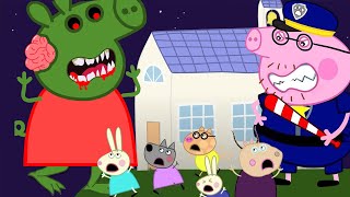 Peppa Zombie Apocalypse, Alien Turn George Pig Into Zombie ?? | Peppa Pig Funny Animation