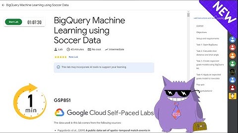 BigQuery Machine Learning using Soccer Data | #2025 | #GSP851 |#qwiklabs |Solution
