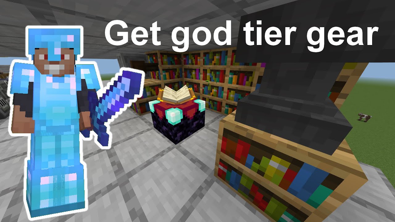 Best way to enchant your gear (armor, tools, weapons) Minecraft