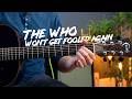 Wont get fooled again by the who guitar lesson  acoustic  electric tutorial