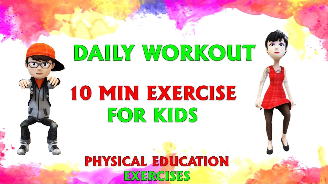 10 Min Exercise for Students – Home Workout – physical education exercise
