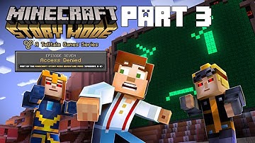 Minecraft: Story Mode Walkthrough Episode 7 - Access Denied Part 3 [PC 1080p HD]