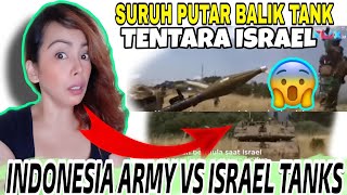 Detik detik Prajurit TNI Hadang Tank Israel | TNI VS Israeli Tank | REACTION