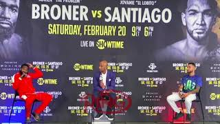 WATCH Adrien Broner vs. Jovanie Santiago FULL PRESS CONFERENCE