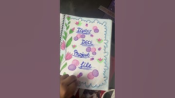 IGNOU DECE 2025-26 Project File #dece04 #ignoudece #8130208920