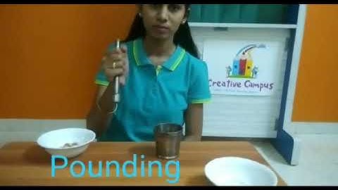 Pounding activity by Creative Campus