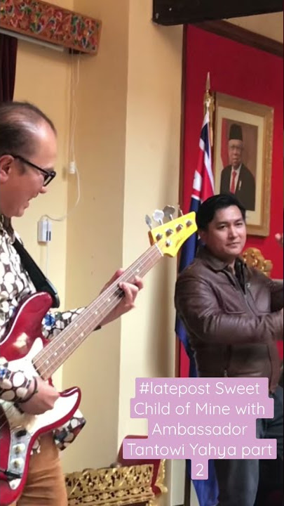#latepost Sweet Child of Mine #GunsNRoses with Ambassador Tantowi Yahya part 2