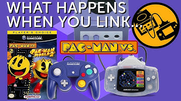GC-to-GBA Link - Pac-Man VS, What happens when you link a GBA? Multiplayer mayhem!