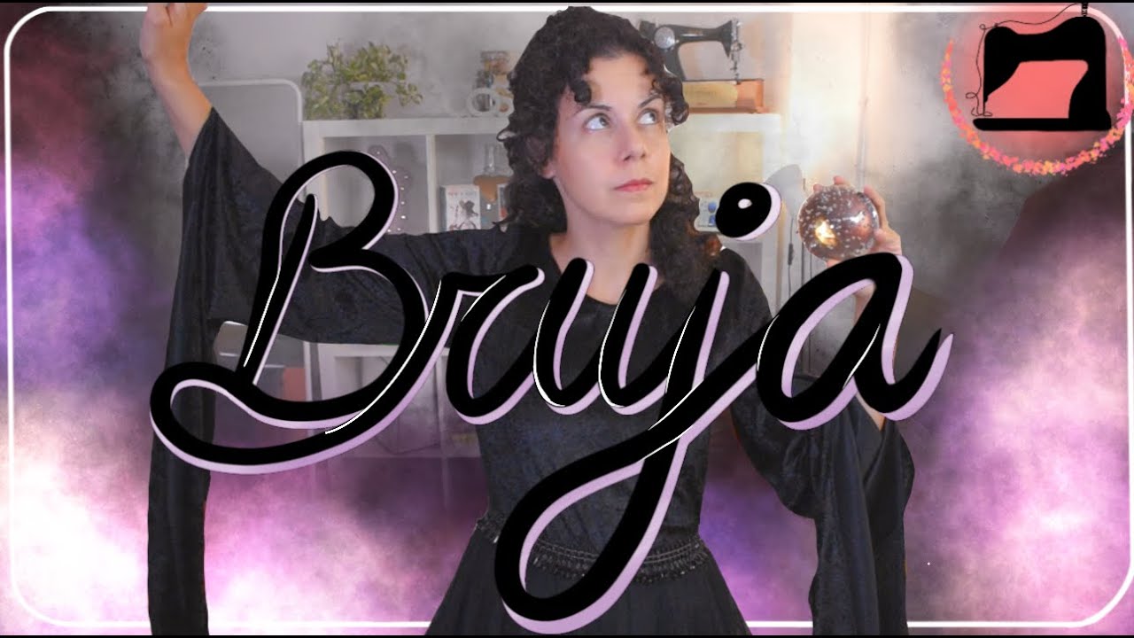 Disfraz Bruja, costura de Halloween.