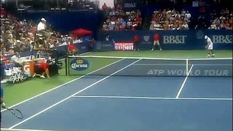 Andy Roddick d. Michael Russell at 2012 BB&T Atlanta Open Tennis Quarterfinal