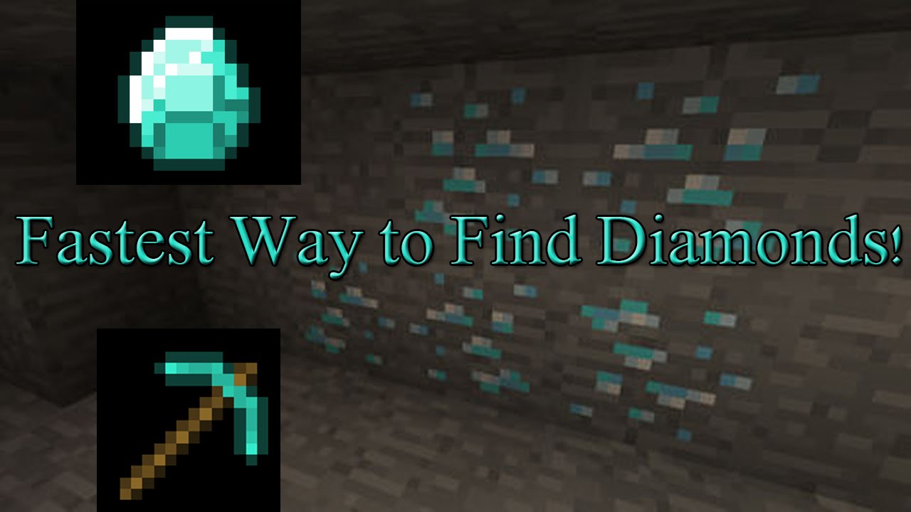 Fastest Way to Find Diamonds [Minecraft] YouTube