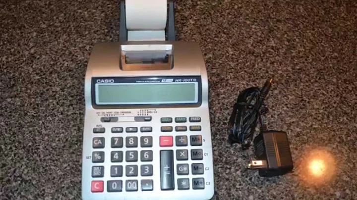 Casio HR-100TM Business Calculator Tax & Exchange