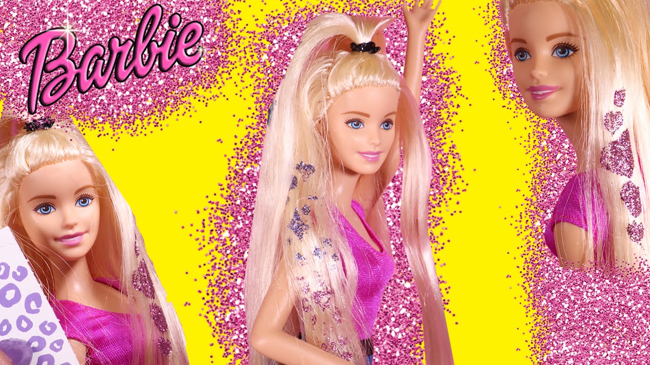 barbie glitter doll