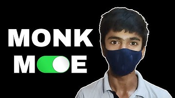 Monk Mode - Best Decision I