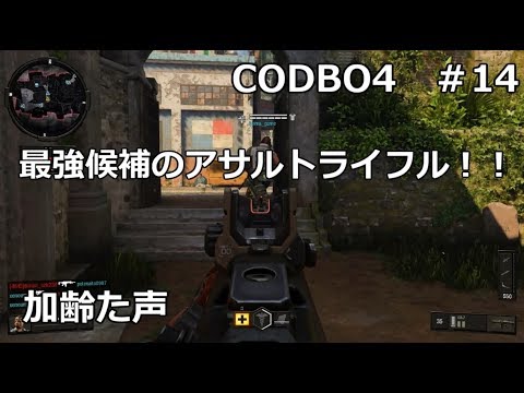 【Call of Duty: Black Ops 4　♯14】加齢た声でゲームを実況～最強候補ＡＲ！！～