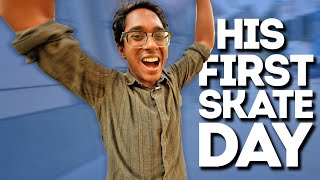 Your FIRST day ever skateboarding!