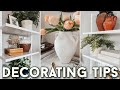 HOME DECORATING TIPS | FINDING HIGH END DUPES ON A BUDGET AT HOMEGOODS | HOW TO STYLE HOME DECOR