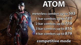 Injustice 2: Atom combo guide. Beginner/advanced. Damage up to 879. Competitive mode. Low profiling!