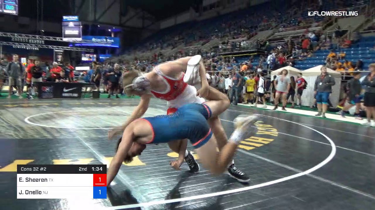 170 Lbs Cons 32 2 Eli Sheeren Texas Vs Justin Onello New Jersey YouTube