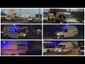 Ambulance responding compilation | siren