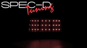 SPECDTUNING DEMO VIDEO: 2005-2009 FORD MUSTANG SEQUENTIAL LED TAIL LIGHTS.