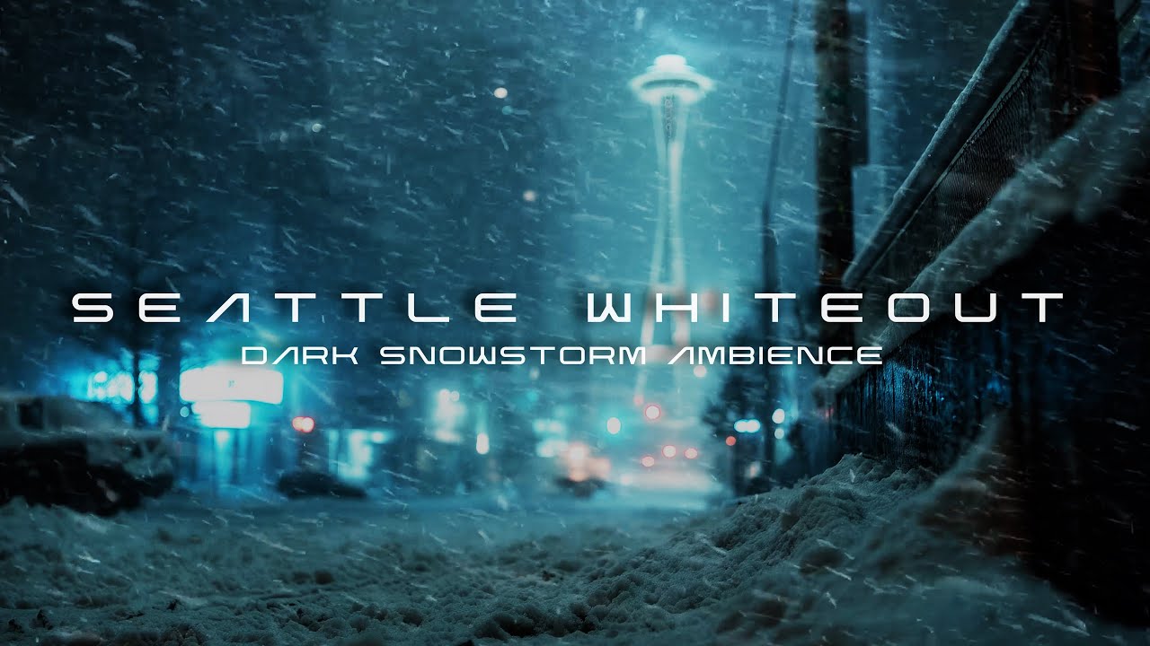 Seattle Winter | Ethereal Ambient Music in a Snowstorm for Deep Focus, Sleep & Relaxation