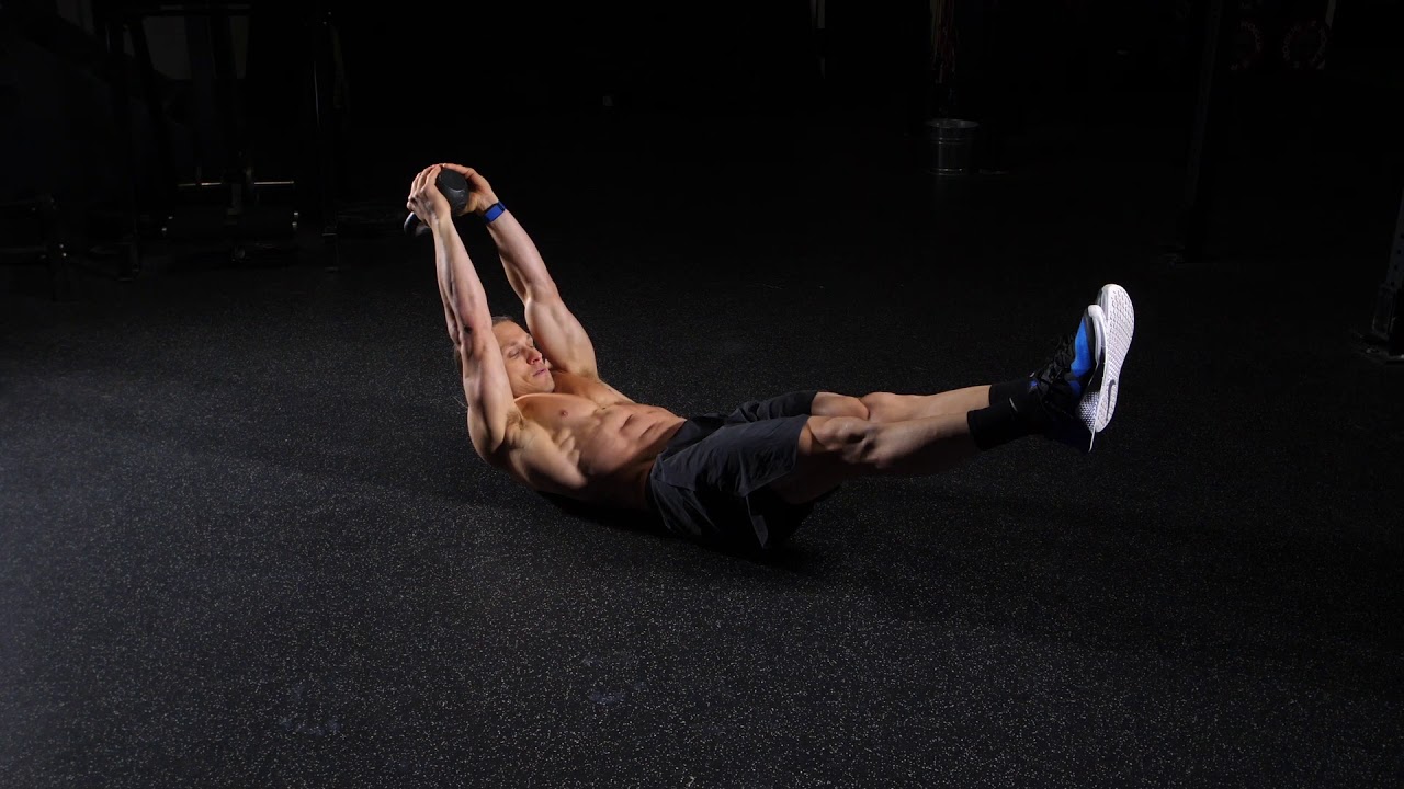 Kettlebell Weighted Hollow Body Hold YouTube
